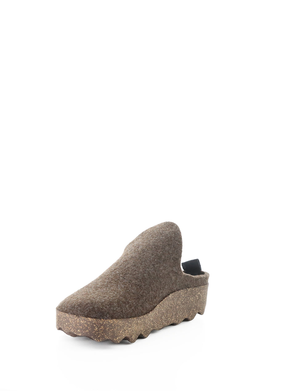 COME023ASP 097 DK BROWN TWEED/FELT