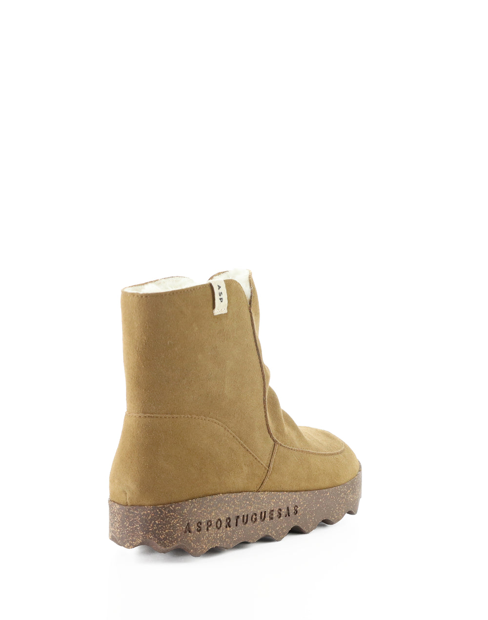 CUFF296ASP 009 TOBACCO COWSUEDE RECYCLED/FAUX FUR
