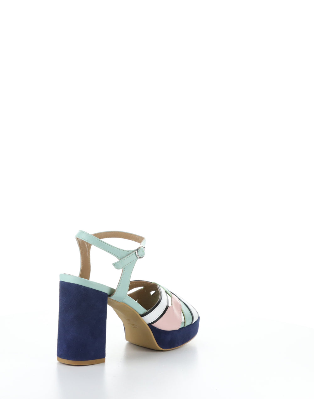EZUI240FLY 001 SMINT/PPK/BLK/WH Round Toe Sandals