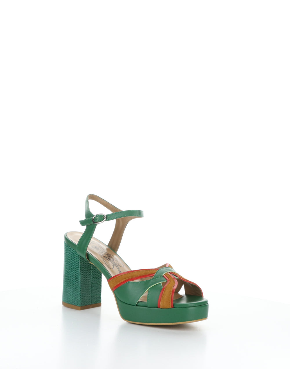 EZUI240FLY 002 EMERALD Round Toe Sandals