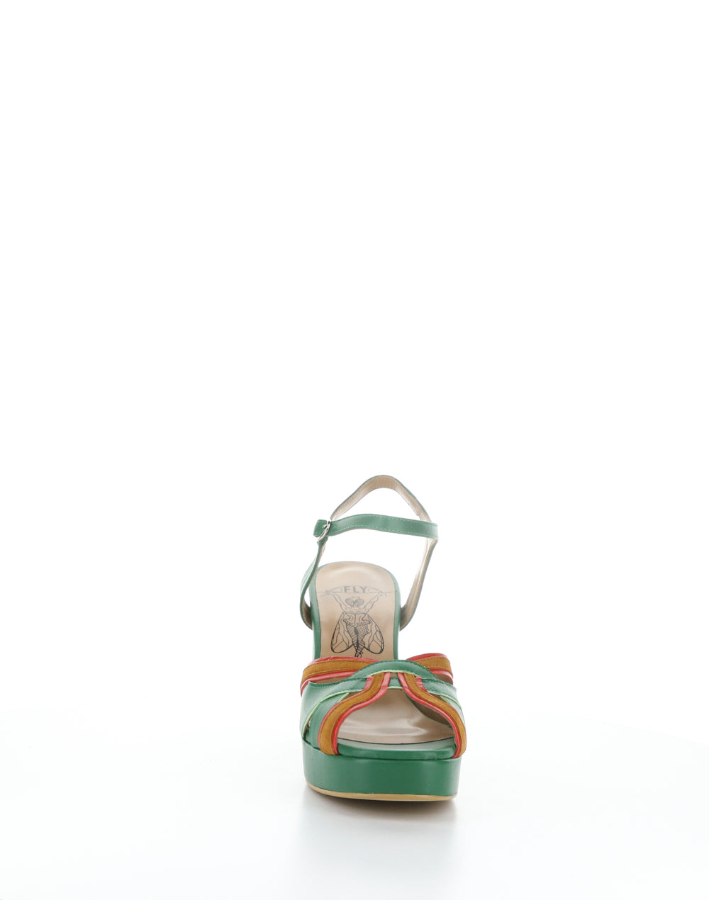 EZUI240FLY 002 EMERALD Round Toe Sandals