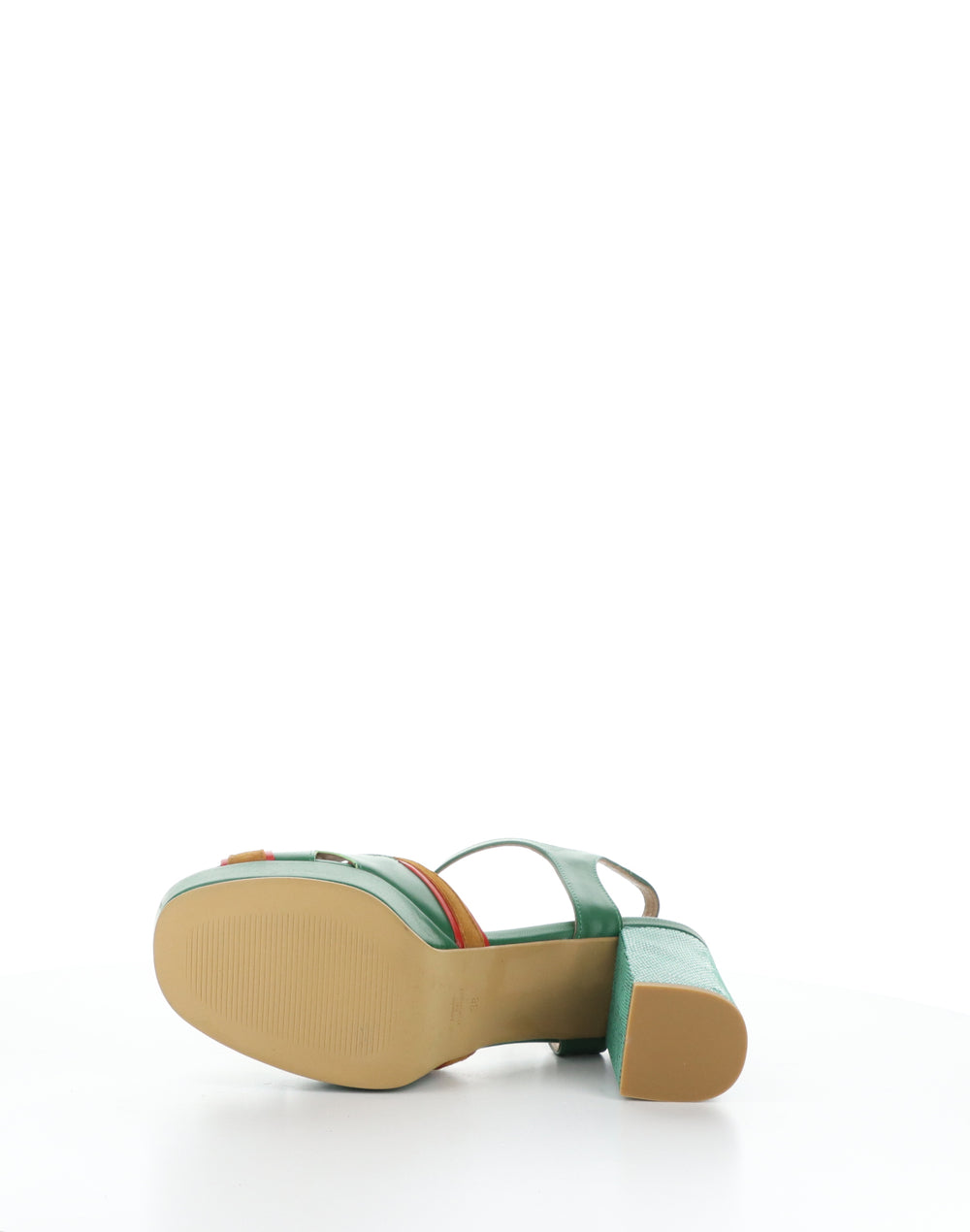 EZUI240FLY 002 EMERALD Round Toe Sandals