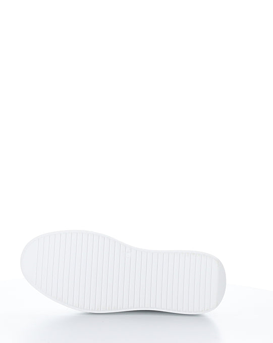 Fuzi White/Silver Lace-Up Shoes