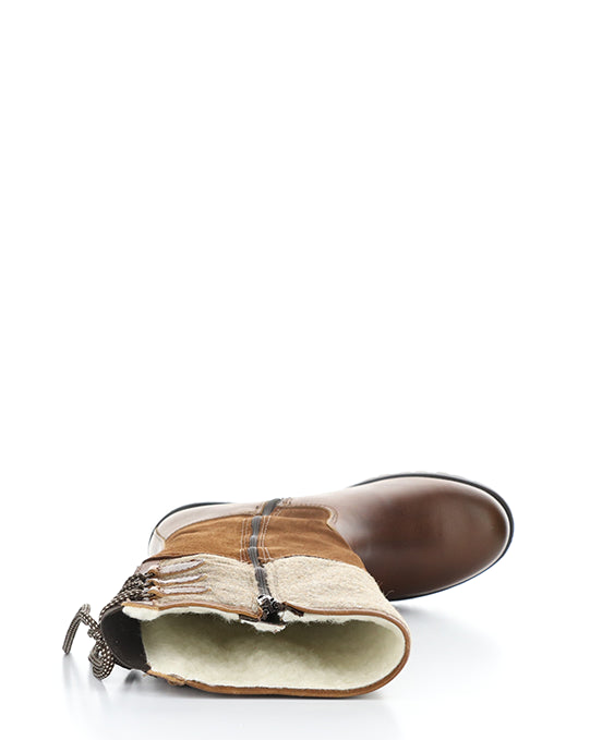 GOOSE PRIMA COGNAC/REDWOOD/BEIGE GOBI/SUEDE/TWEED