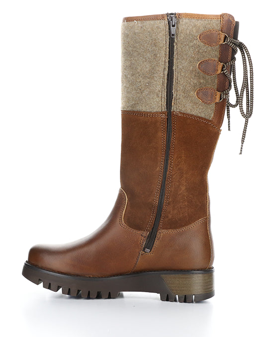 GOOSE PRIMA COGNAC/REDWOOD/BEIGE GOBI/SUEDE/TWEED