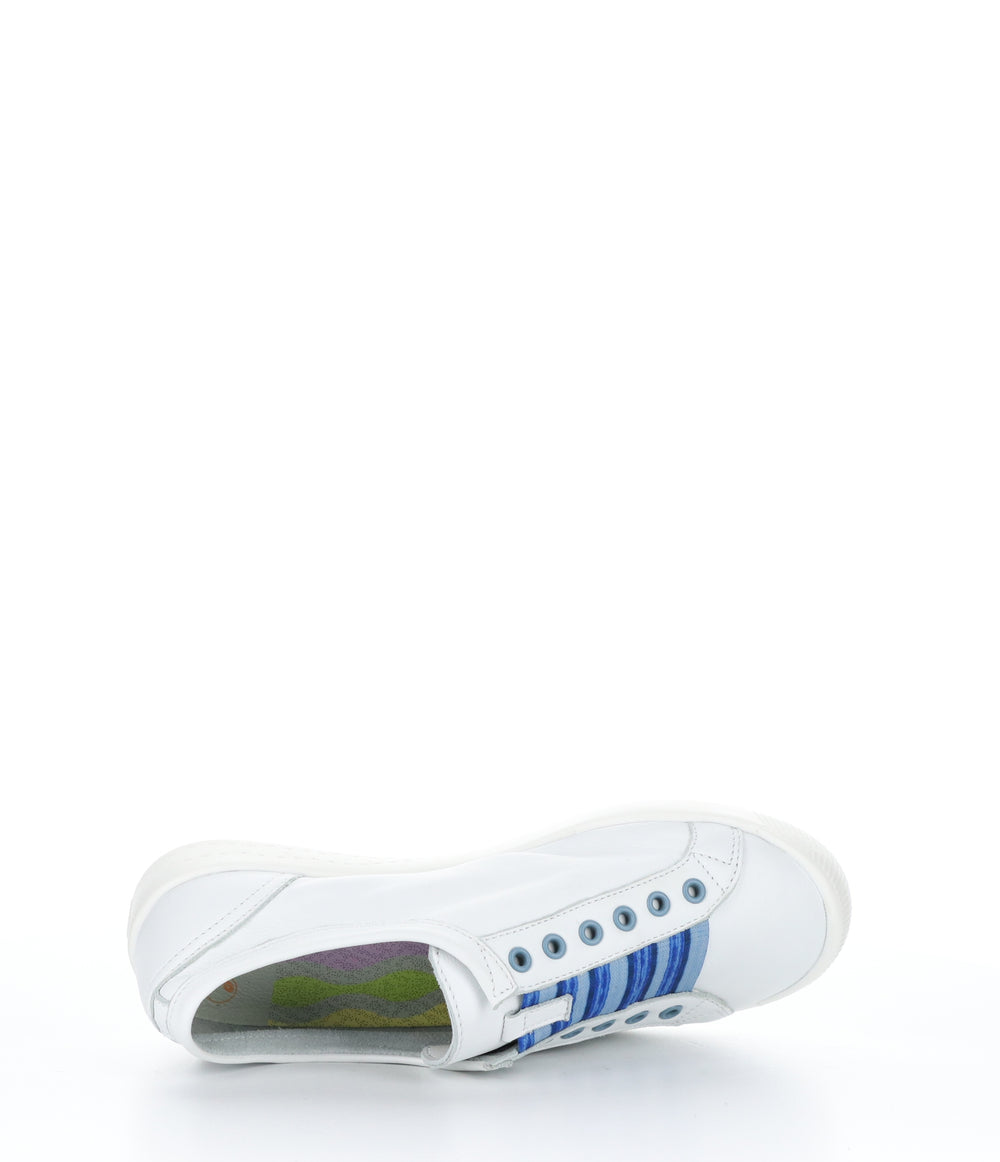 IRIT637SOF 002 WHITE/BLUE Elasticated Shoes