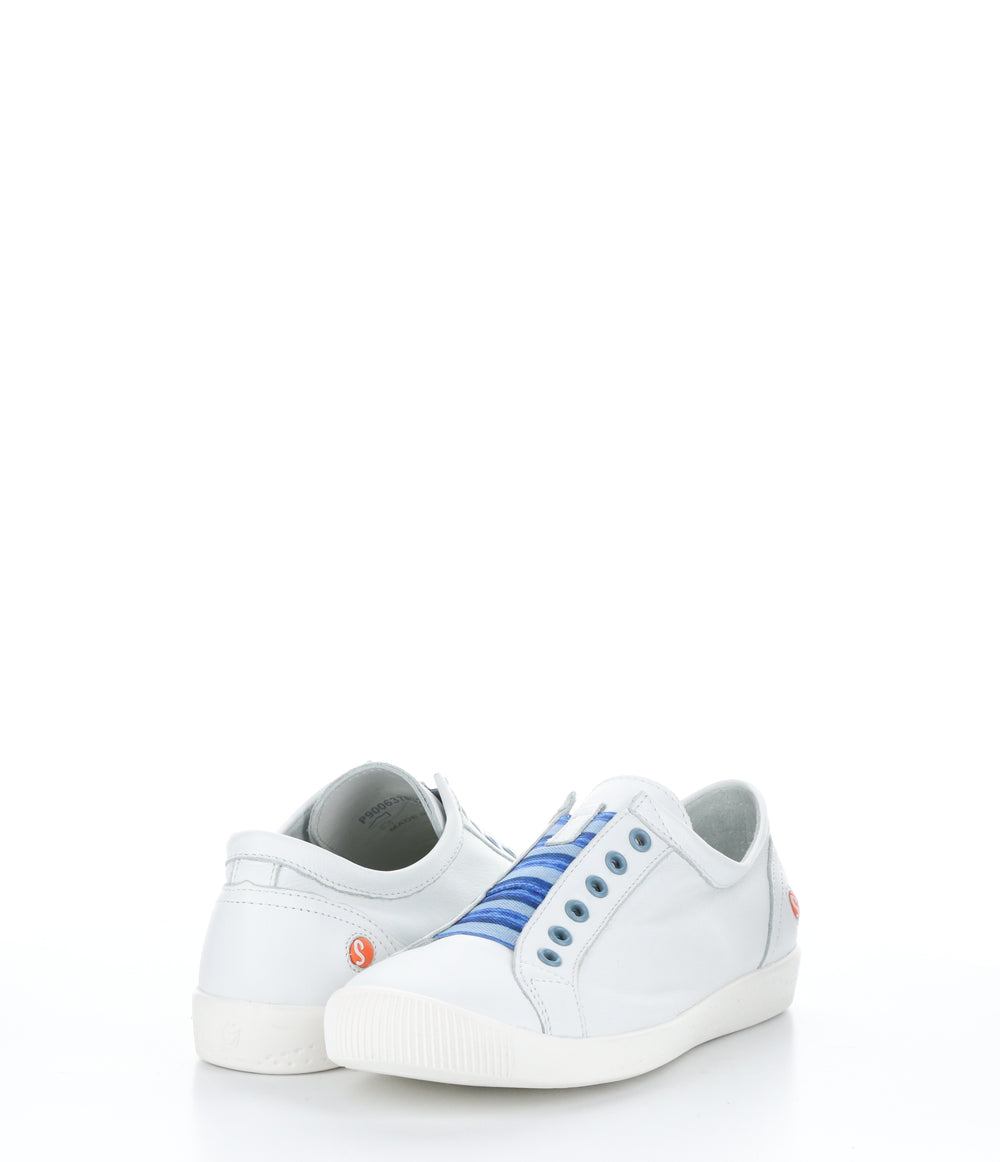 IRIT637SOF 002 WHITE/BLUE Elasticated Shoes