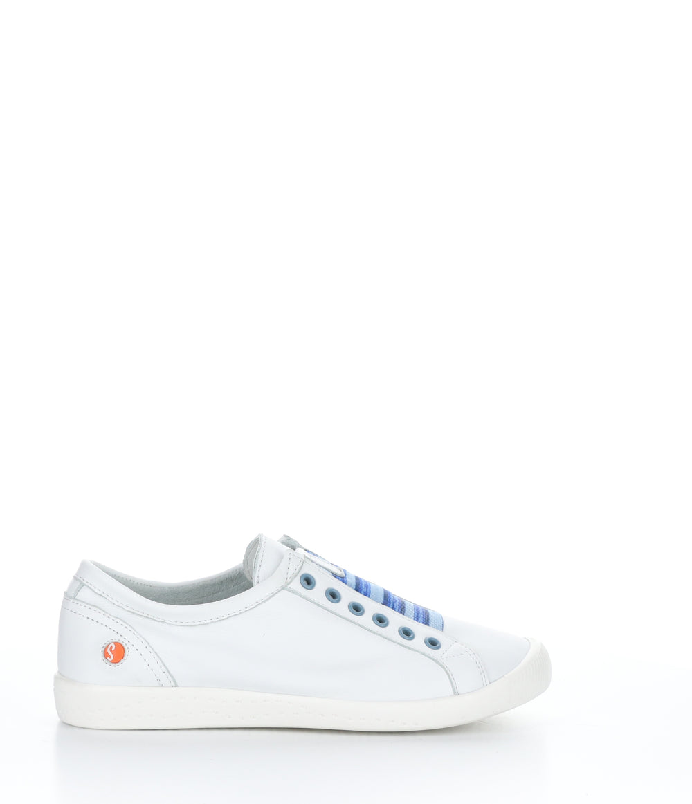 IRIT637SOF 002 WHITE/BLUE Elasticated Shoes