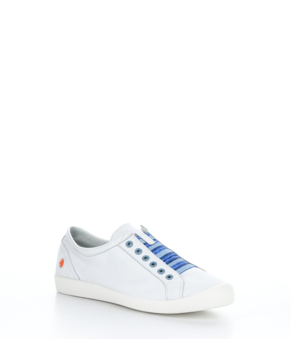 IRIT637SOF 002 WHITE/BLUE Elasticated Shoes