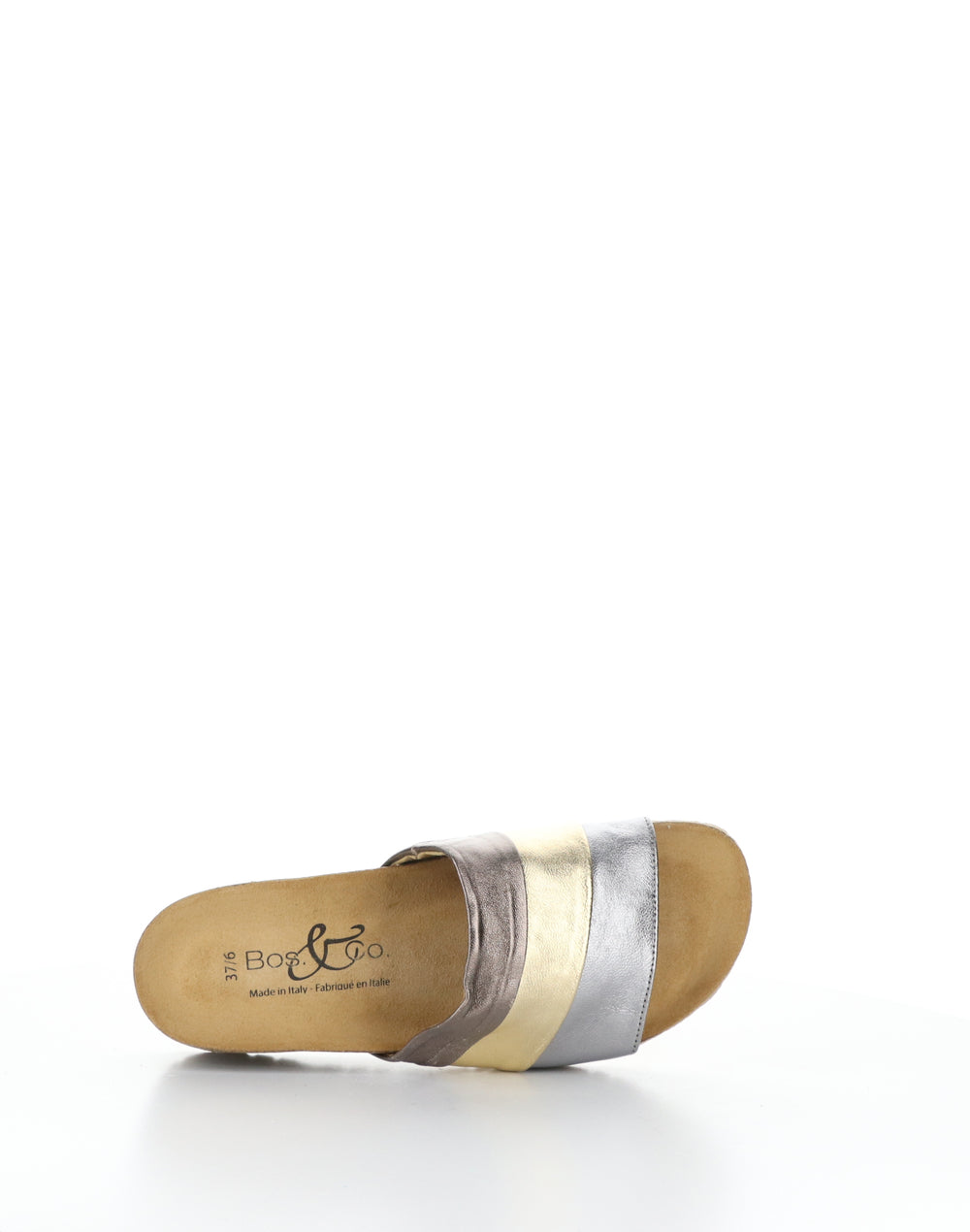 LIBBY ANTHRACITE COMBI Round Toe Sandals
