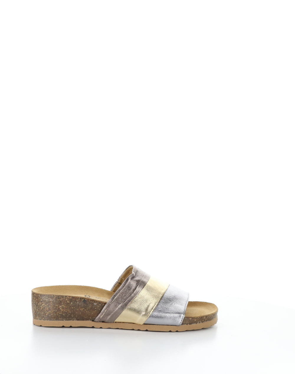 LIBBY ANTHRACITE COMBI Round Toe Sandals