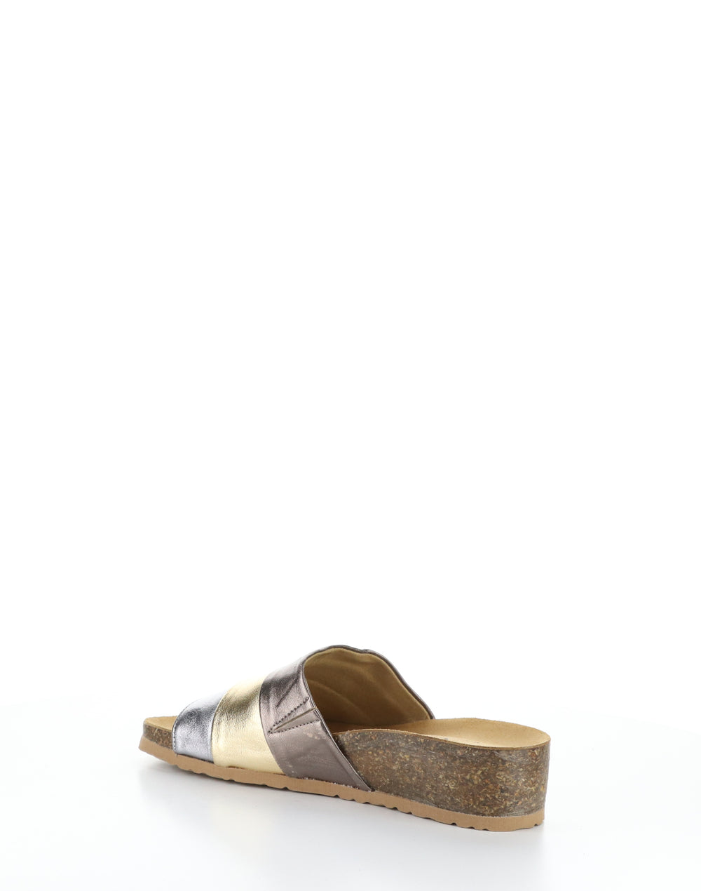 LIBBY ANTHRACITE COMBI Round Toe Sandals