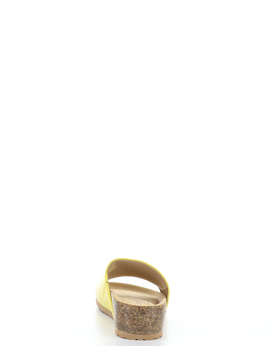 LUX Lemon Open Toe Mules