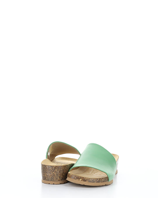 LUX Mint Open Toe Mules