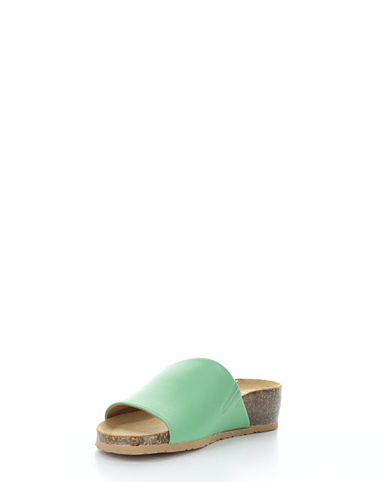 LUX Mint Open Toe Mules