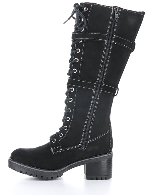 Mace Black Oil Suede