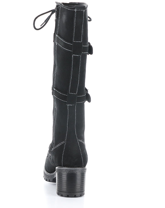 Mace Black Oil Suede