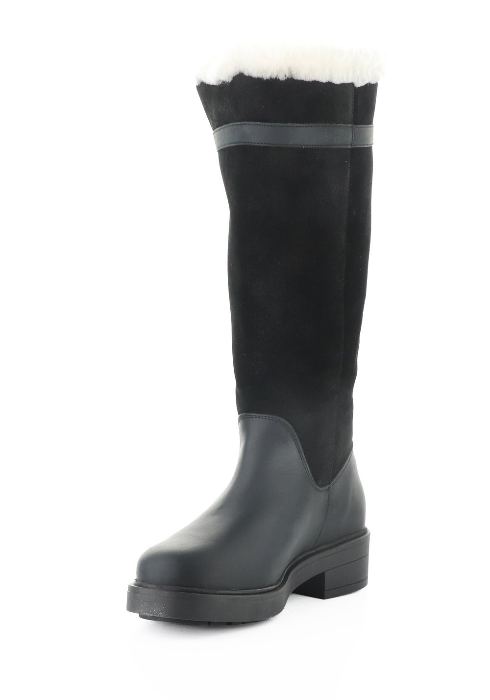 NEVA BLACK SADDLE/SUEDE