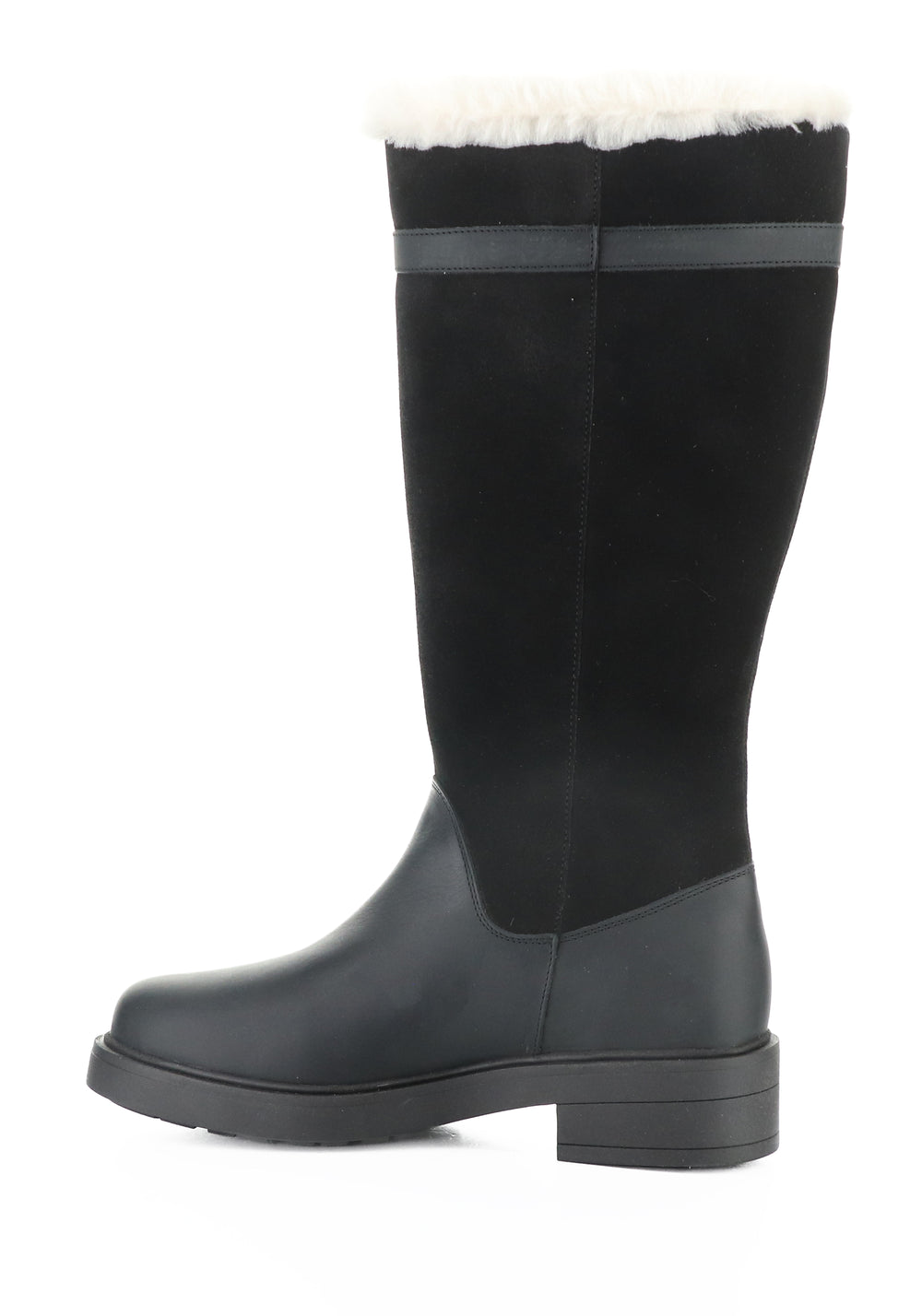 NEVA BLACK SADDLE/SUEDE