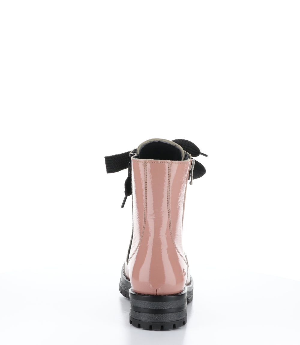 PAULIE Pink Zip Up Boots
