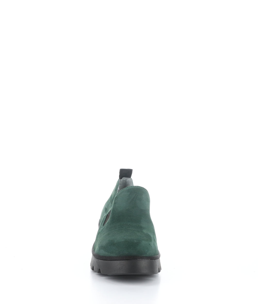 Pece406Fly 002 Forest Green Slip-On Shoes