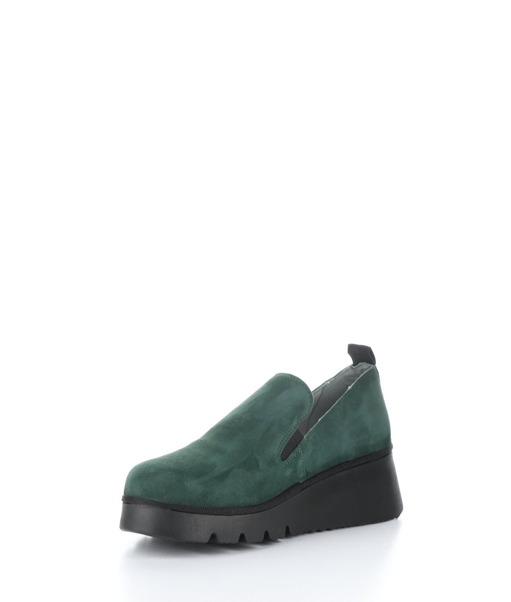 Pece406Fly 002 Forest Green Slip-On Shoes