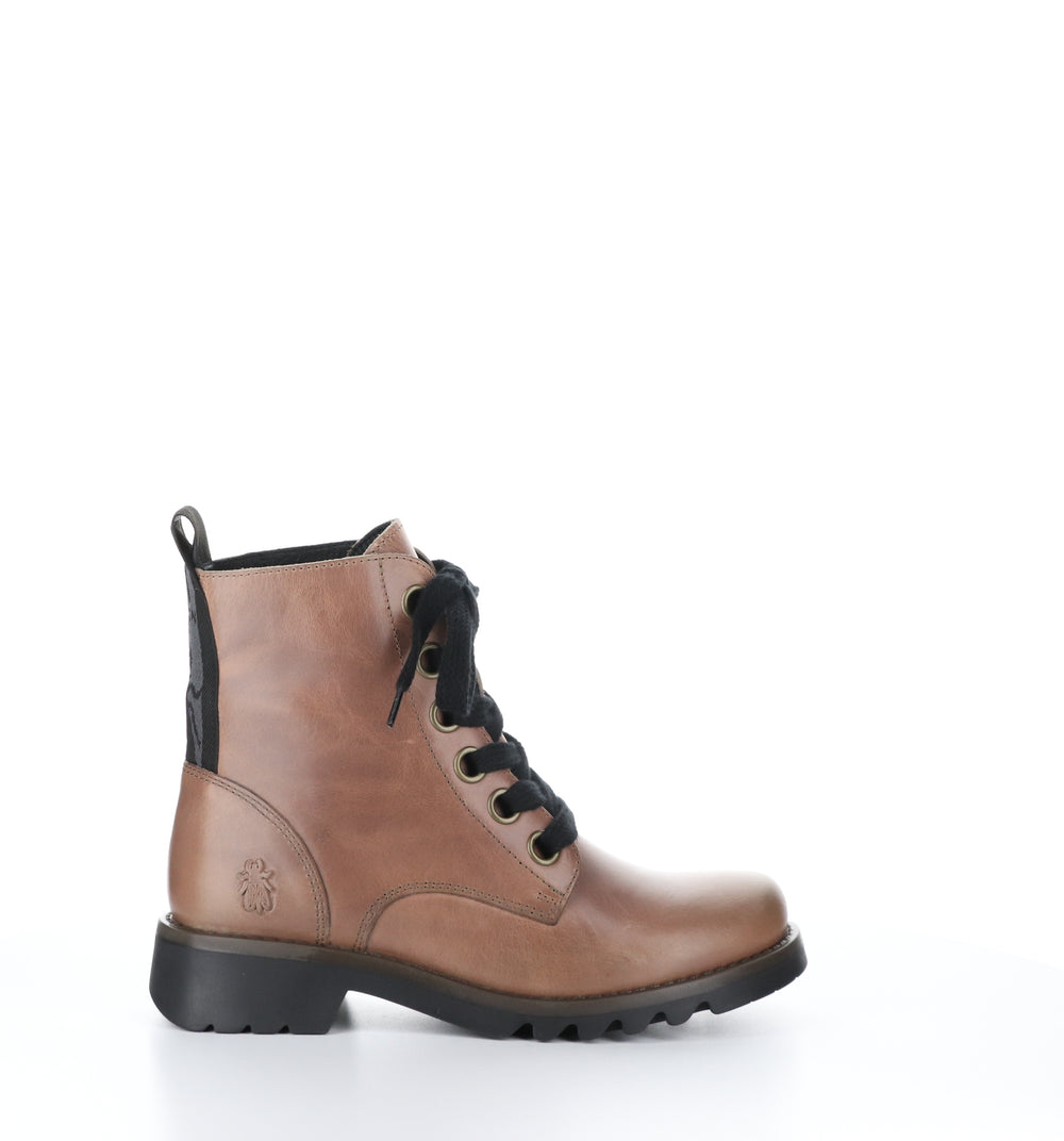 RAGI539FLY Rose Round Toe Boots