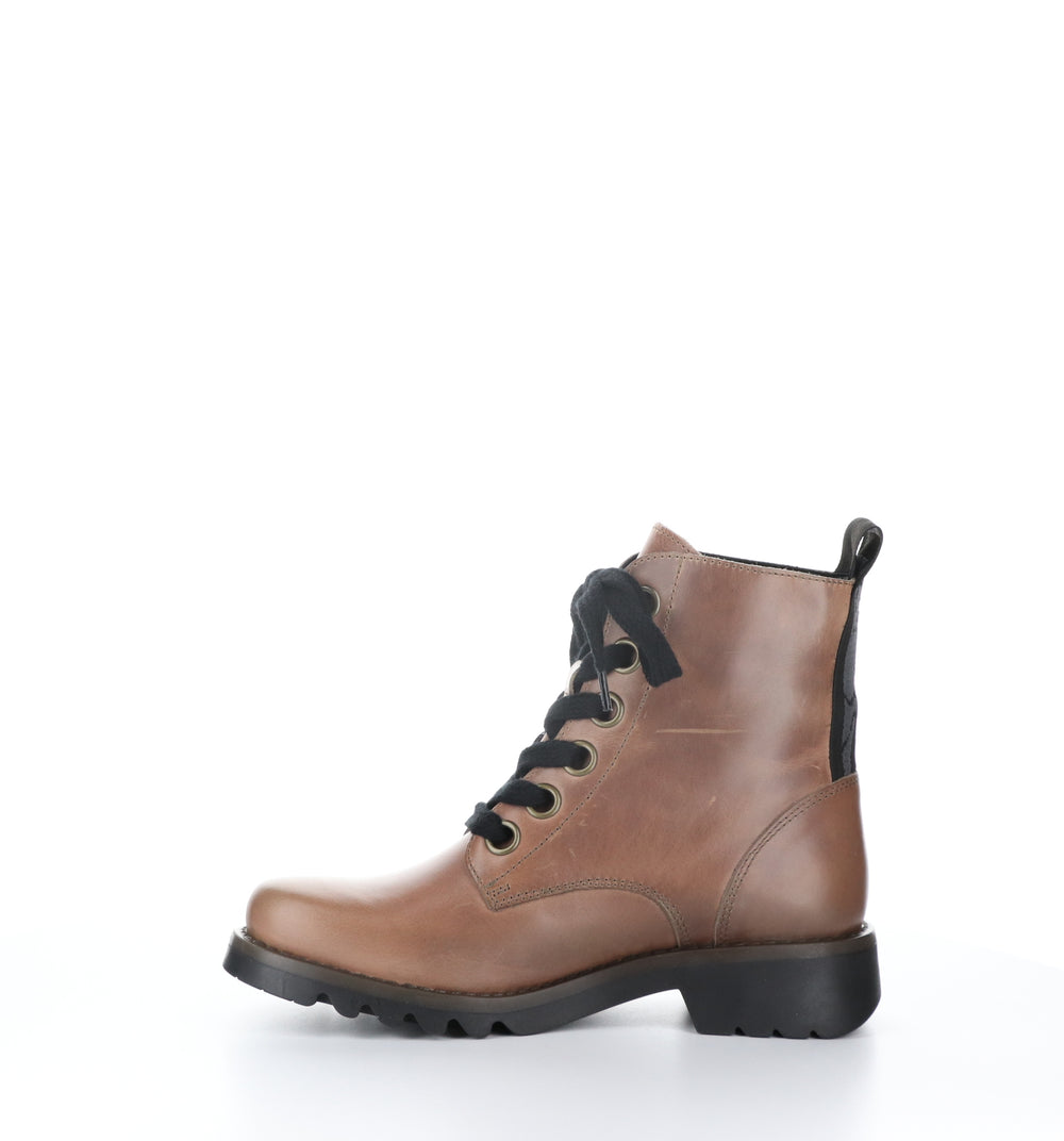 RAGI539FLY Rose Round Toe Boots