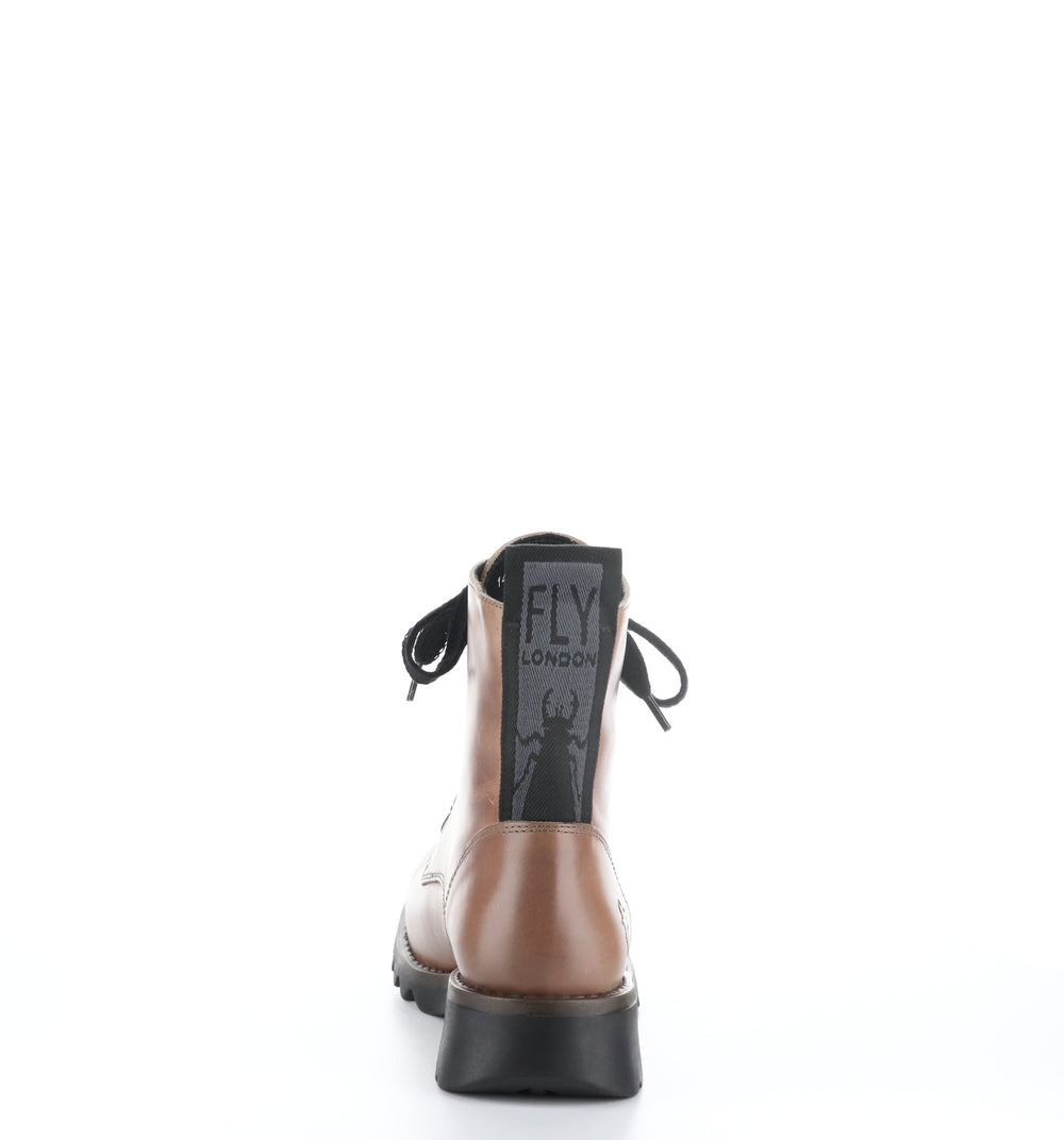 RAGI539FLY Rose Round Toe Boots