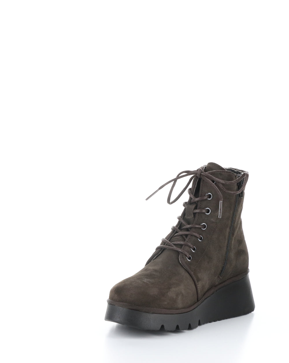 Pall404Fly 001 Dk Taupe Lace-Up Boots
