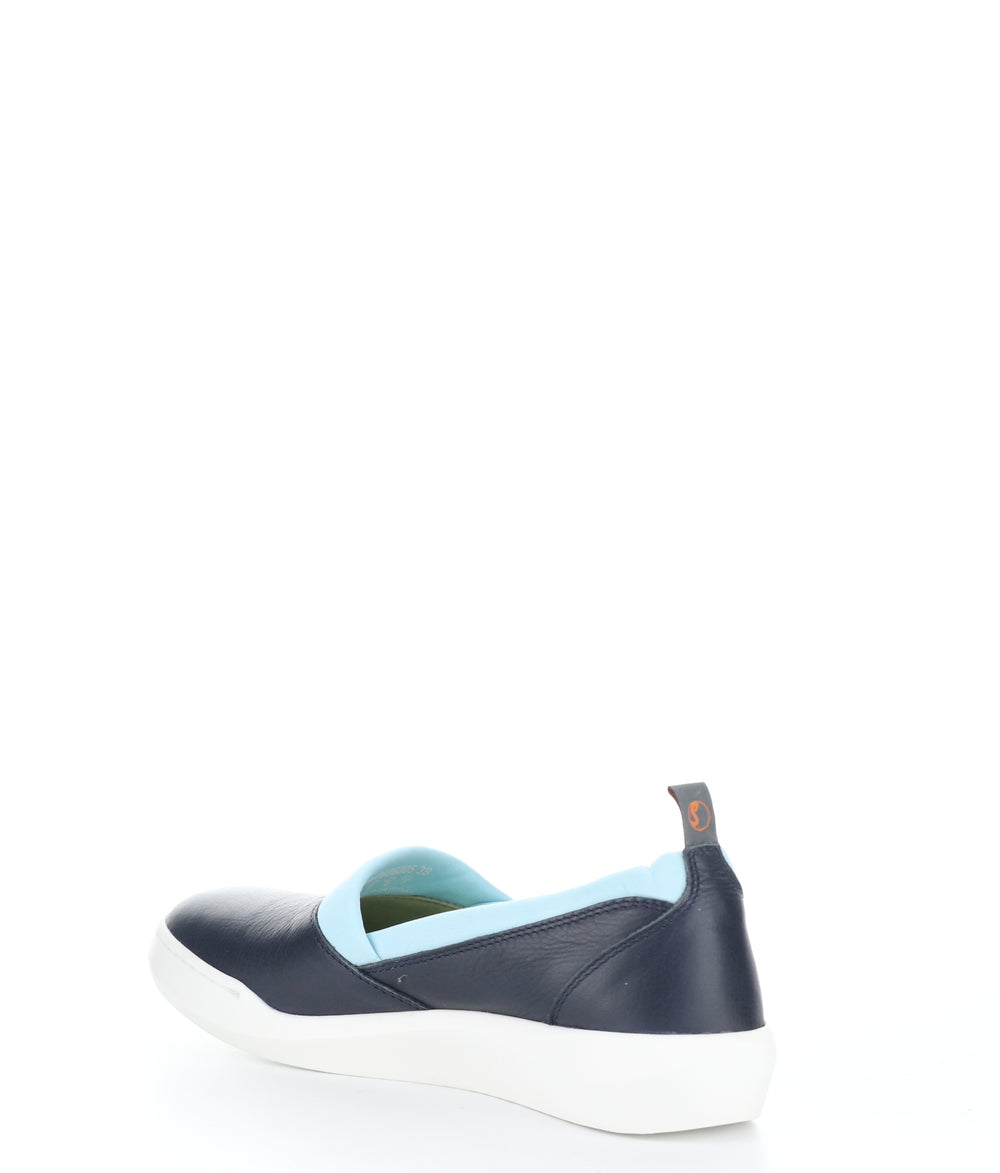 Bipy686Sof Navy Round Toe Shoes|Bipy686Sof Chaussures Ͽ½Ͽ½ Bout Rond In Bleu