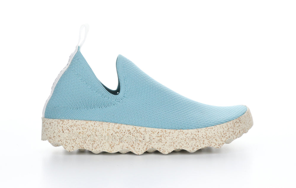 CARE_L Aqua S.caf�� Stretch Elasticated Trainers|CARE_L Baskets avec Empi��cements ��lastiqu��s in Bleu Aigue-marine