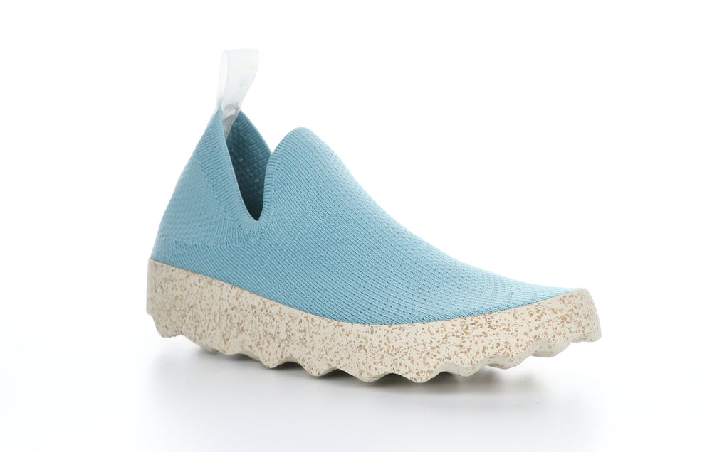 CARE_L Aqua S.caf�� Stretch Elasticated Trainers|CARE_L Baskets avec Empi��cements ��lastiqu��s in Bleu Aigue-marine