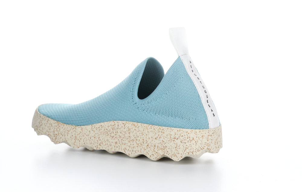 CARE_L Aqua S.caf�� Stretch Elasticated Trainers|CARE_L Baskets avec Empi��cements ��lastiqu��s in Bleu Aigue-marine