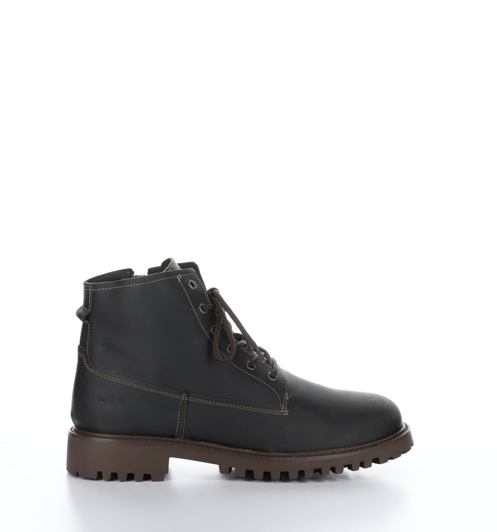 Dash Dk Brown Zip Up Ankle Boots|Dash Bottines Avec Fermeture Zipp�Ͽ½E In Marron