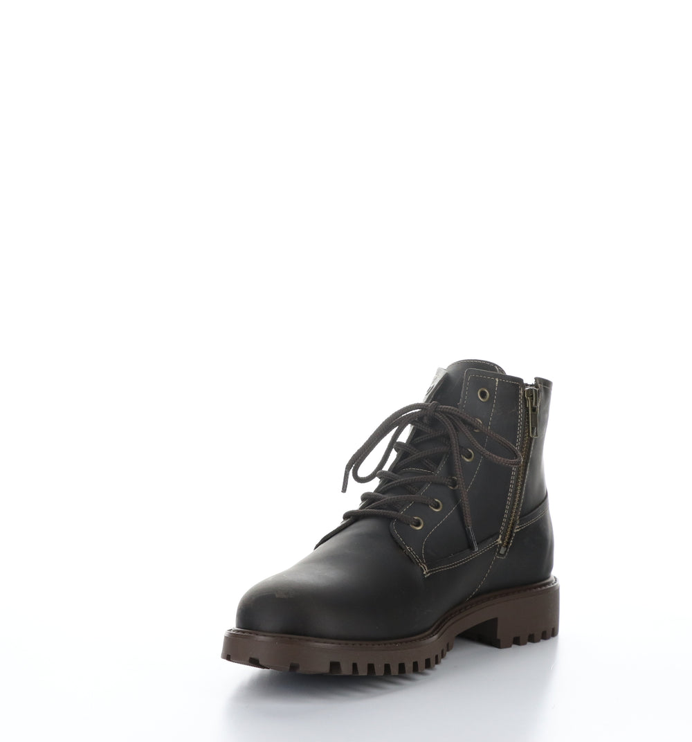 Dash Dk Brown Zip Up Ankle Boots|Dash Bottines Avec Fermeture Zipp�Ͽ½E In Marron
