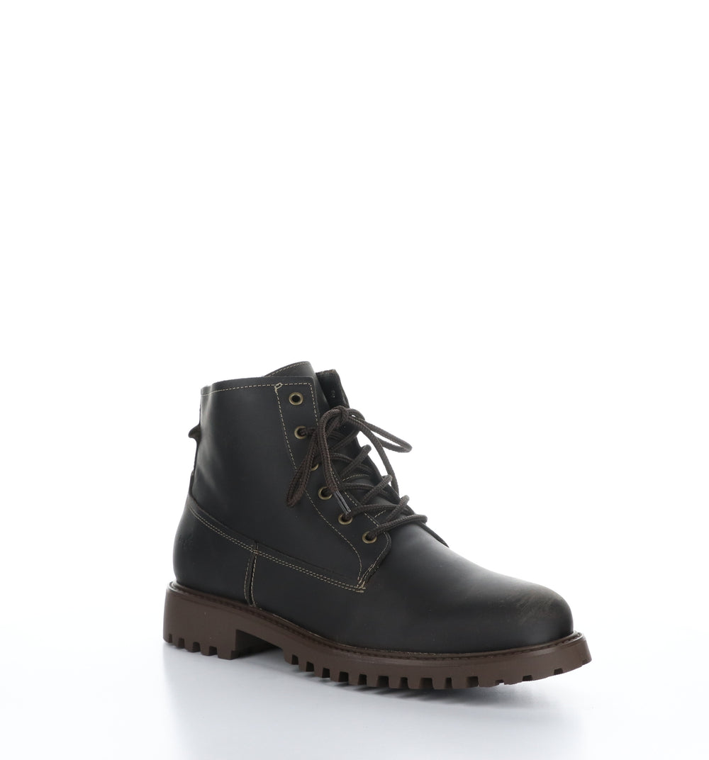Dash Dk Brown Zip Up Ankle Boots|Dash Bottines Avec Fermeture Zipp�Ͽ½E In Marron