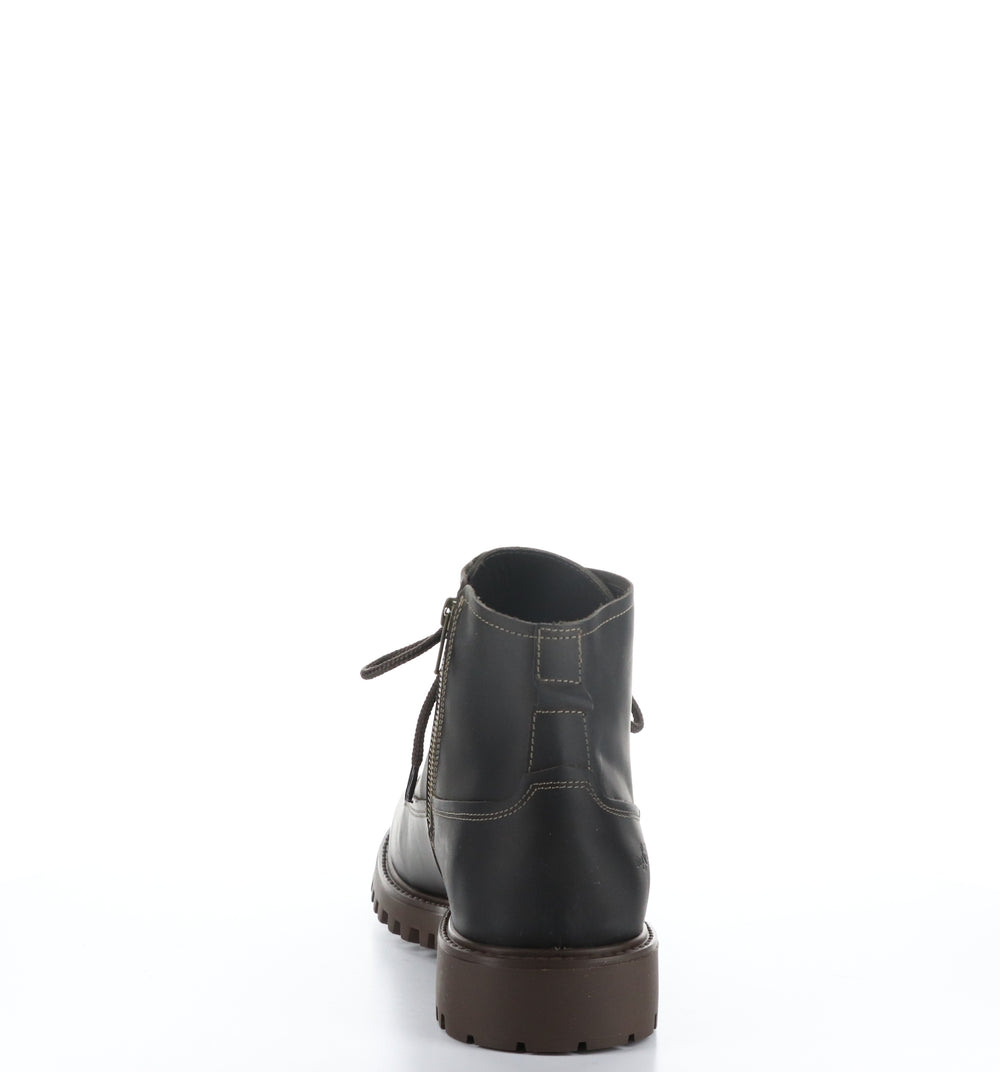 Dash Dk Brown Zip Up Ankle Boots|Dash Bottines Avec Fermeture Zipp�Ͽ½E In Marron