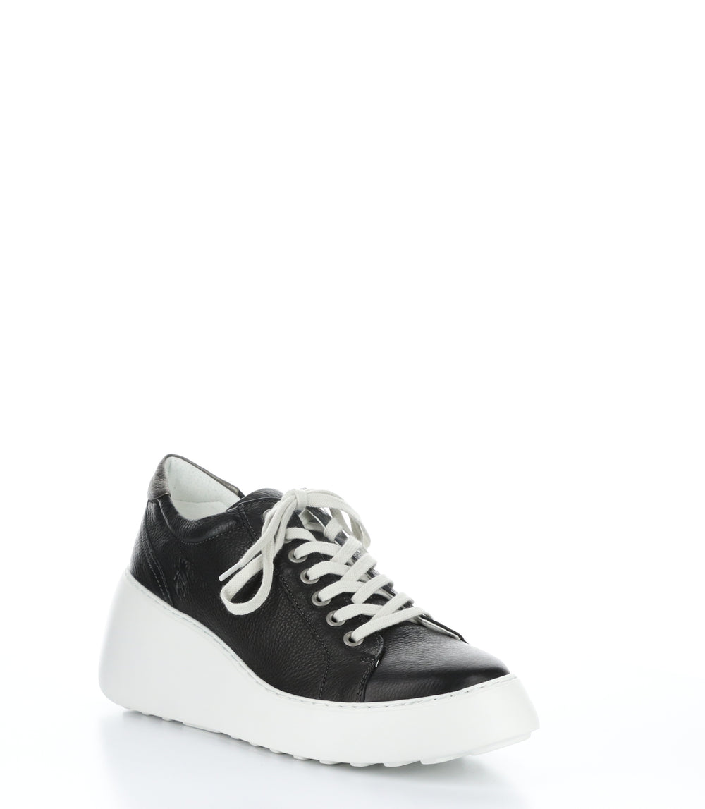 DILE450FLY Brito Black Lace-up Trainers|DILE450FLY Baskets à Lacets in Noir