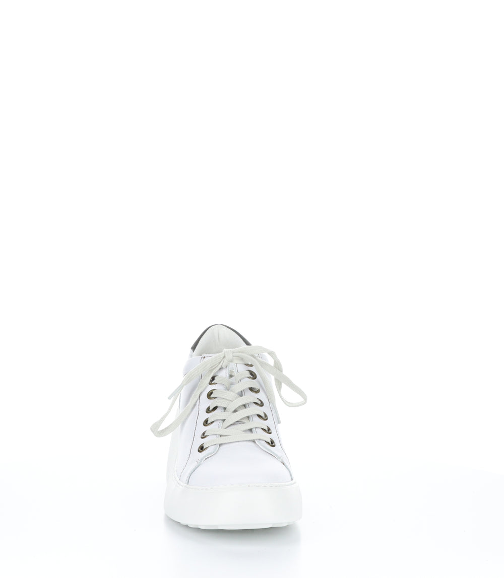 DILE450FLY Brito White Lace-up Trainers|DILE450FLY Baskets à Lacets in Blanc
