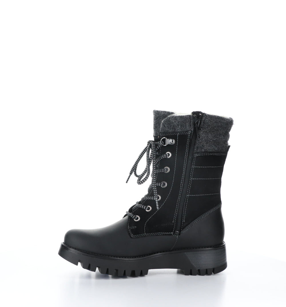 Gala Prima Black Zip Up Boots|Gala Prima Bottes Avec Fermeture Zipp�Ͽ½E In Noir