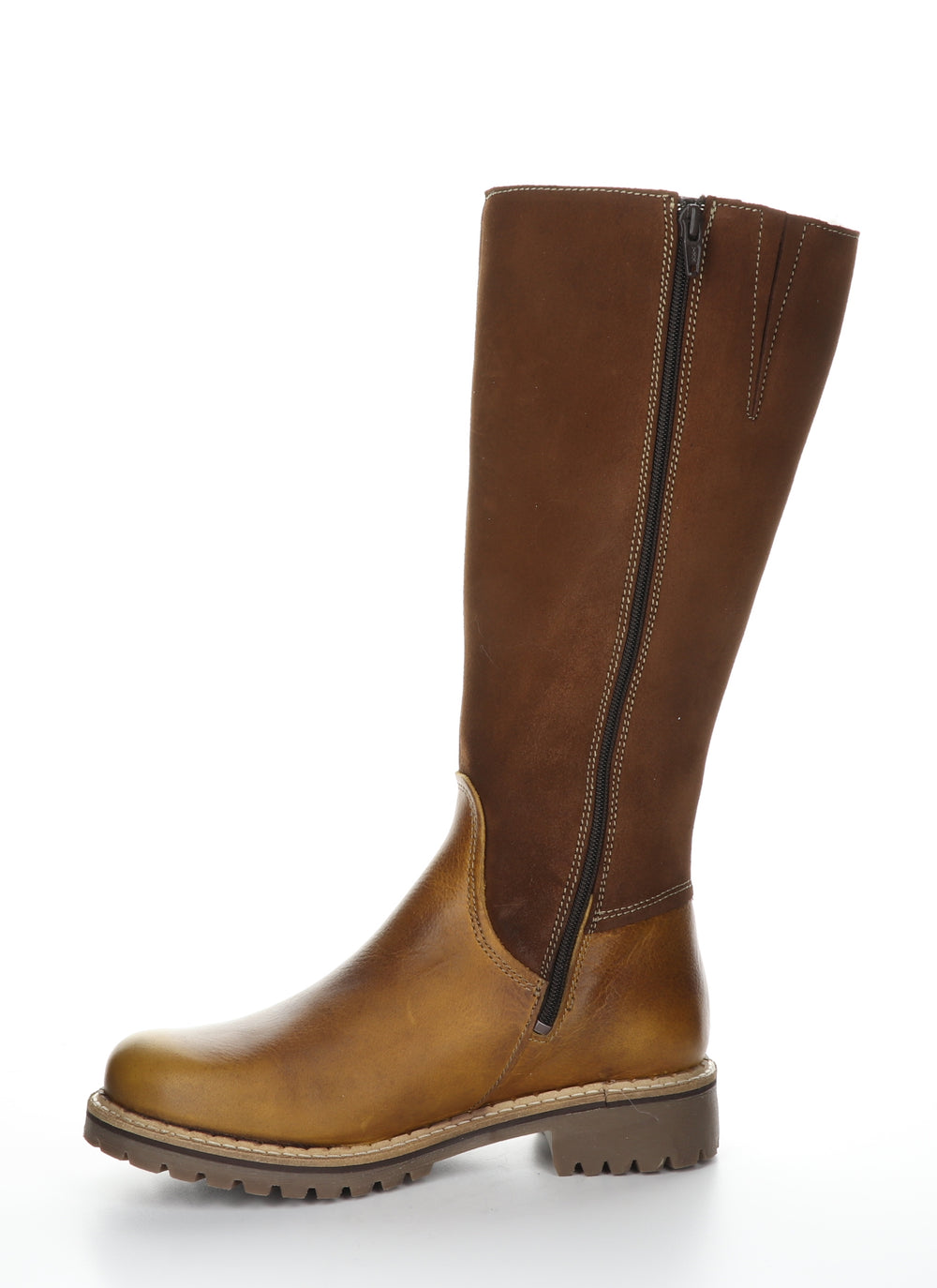 HUDSON Cognac/Nut Zip Up Boots|HUDSON Bottes avec Fermeture Zipp��e in Marron