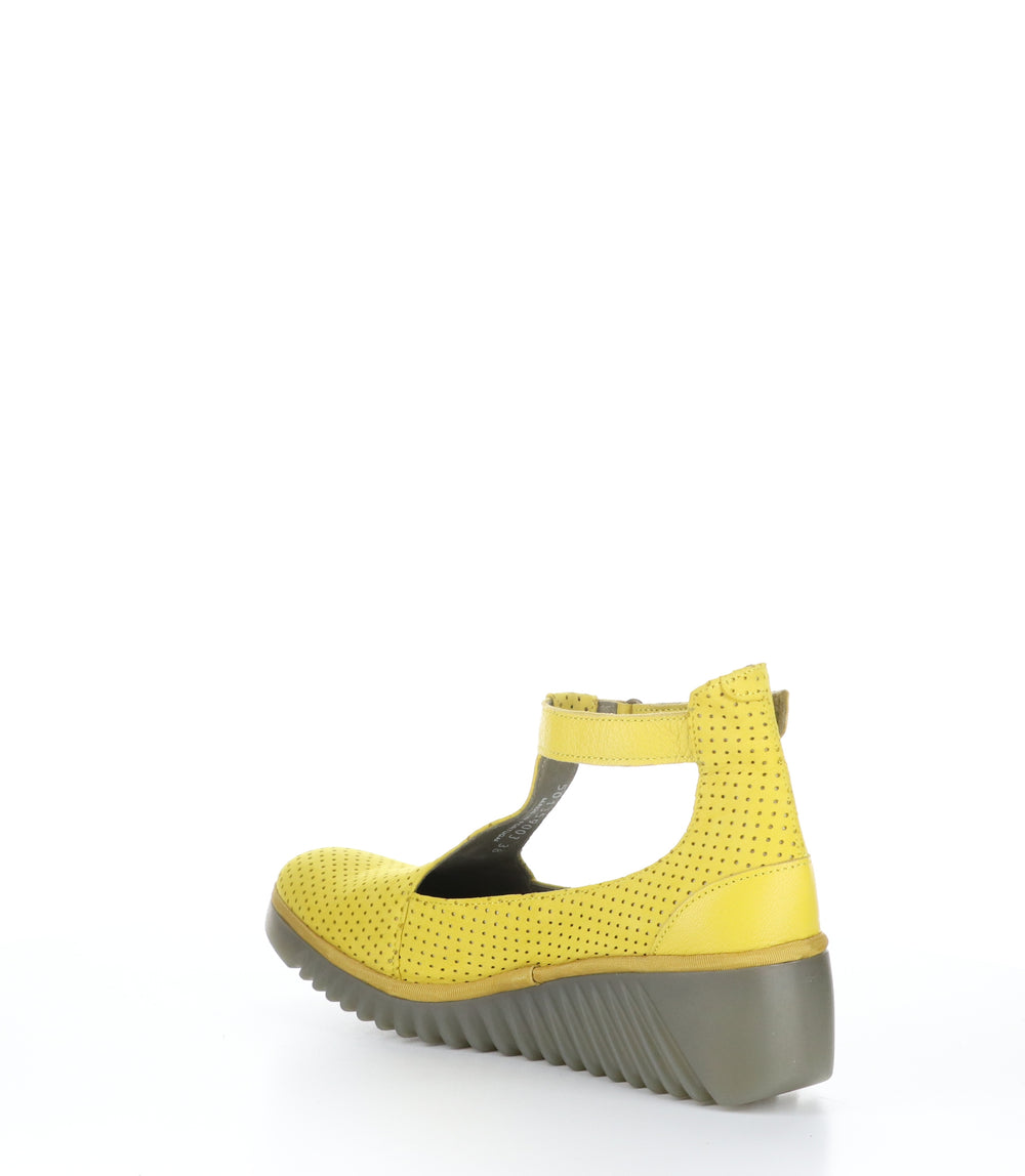 LEDA359FLY BRIGHT YELLOW Wedge Shoes|LEDA359FLY Chaussures Compens��s in Jaune