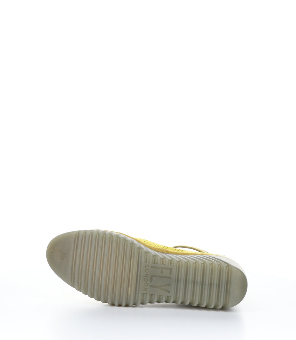 LEDA359FLY BRIGHT YELLOW Wedge Shoes|LEDA359FLY Chaussures Compens��s in Jaune