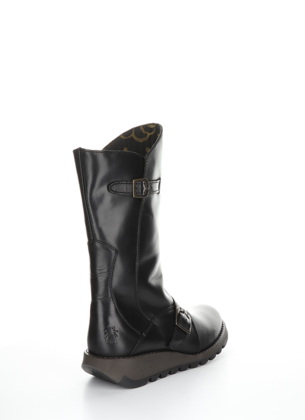 MES 2 BLACK Buckle Boots