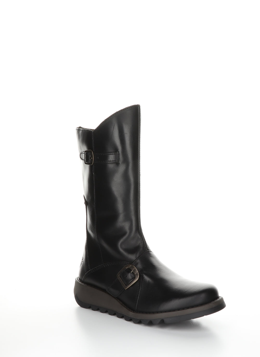 MES 2 BLACK Buckle Boots