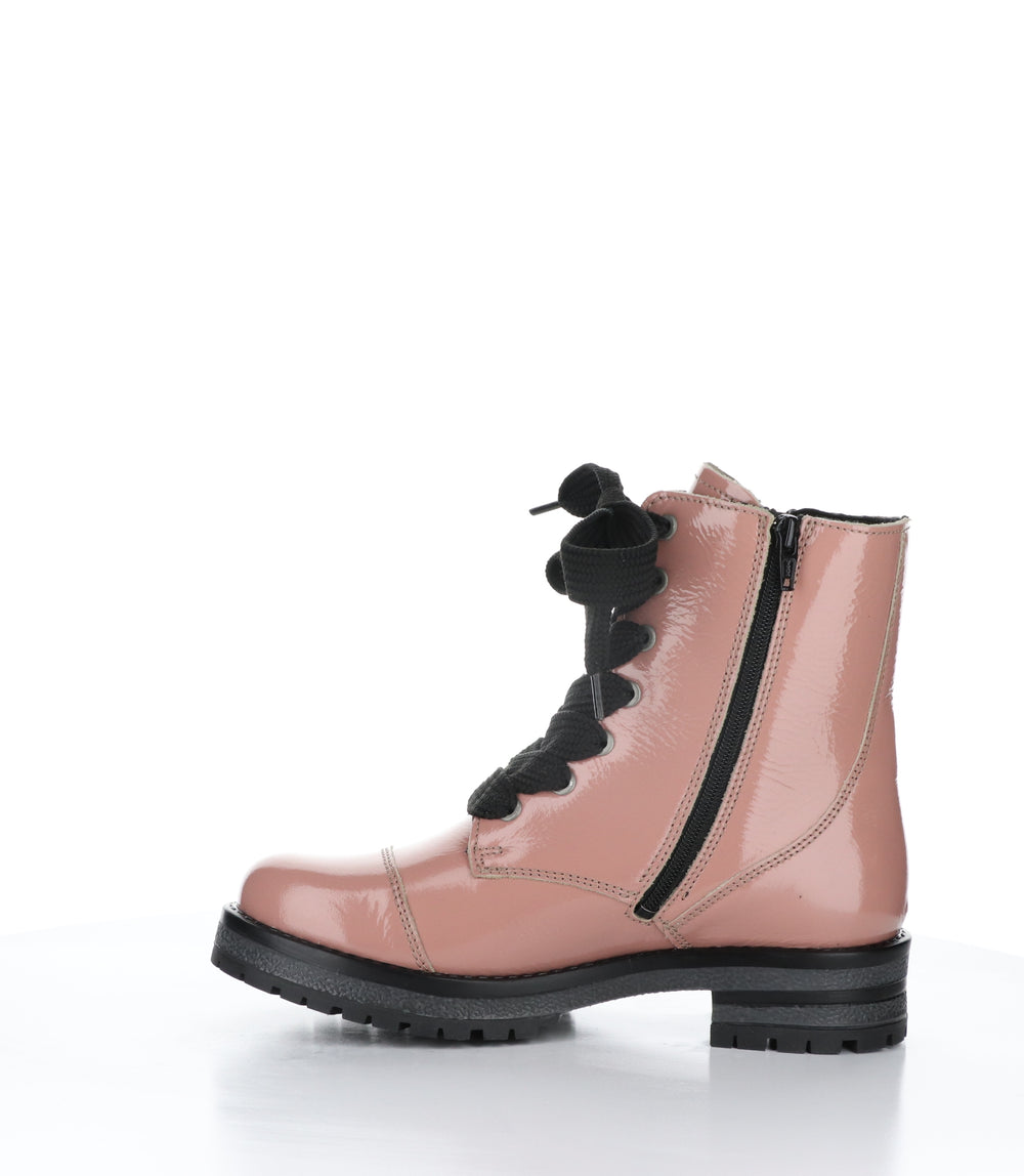 PAULIE Pink Zip Up Boots|PAULIE Bottes avec Fermeture Zippée in Rose