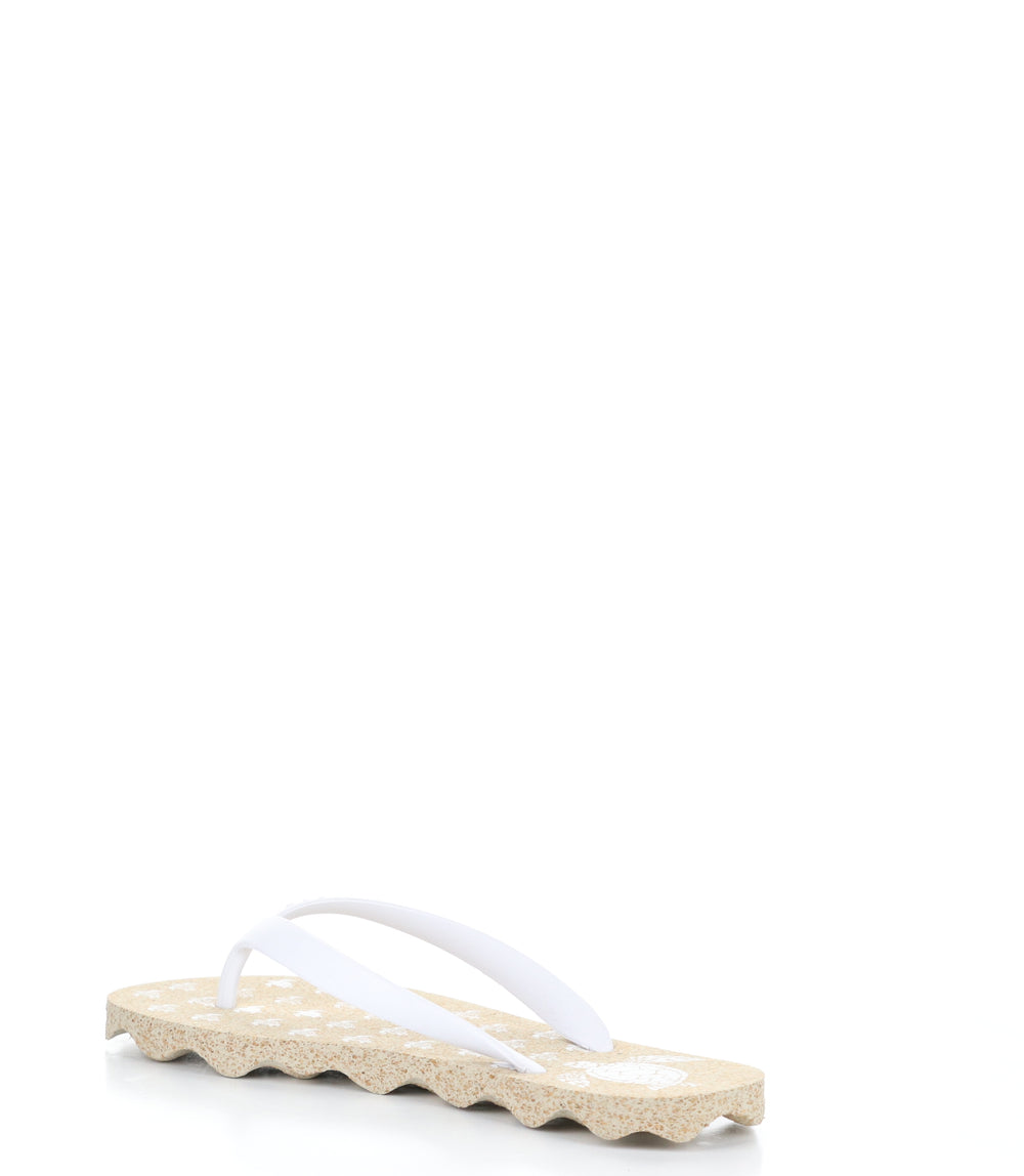 TURTLE112ASP NATURAL/WHITE Round Toe Shoes|TURTLE112ASP Chaussures �� Bout Rond in Blanc