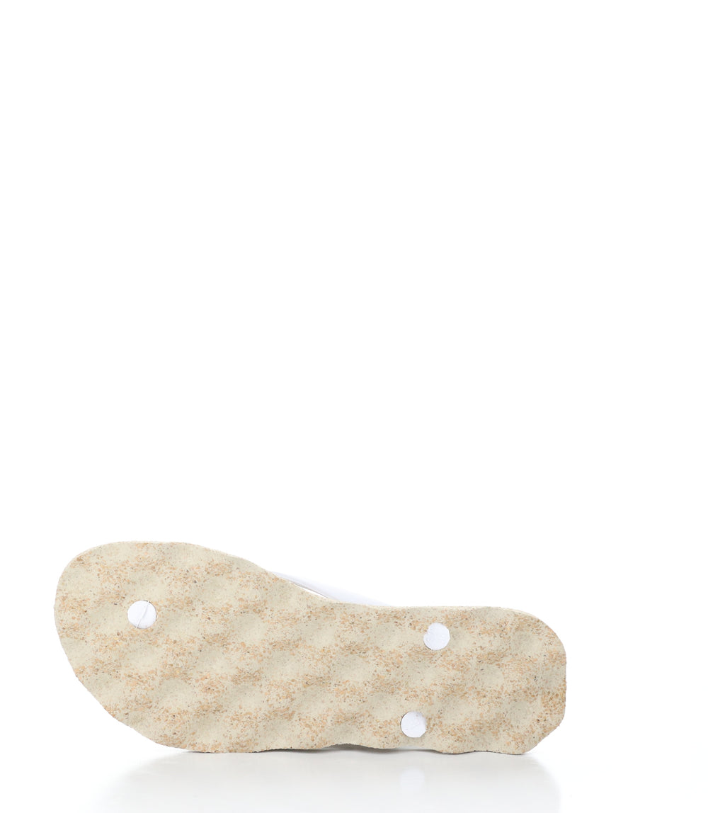 TURTLE112ASP NATURAL/WHITE Round Toe Shoes|TURTLE112ASP Chaussures �� Bout Rond in Blanc