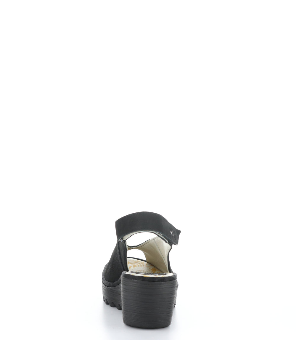 YEAY387FLY BLACK Round Toe Shoes|YEAY387FLY Chaussures �� Bout Rond in Noir